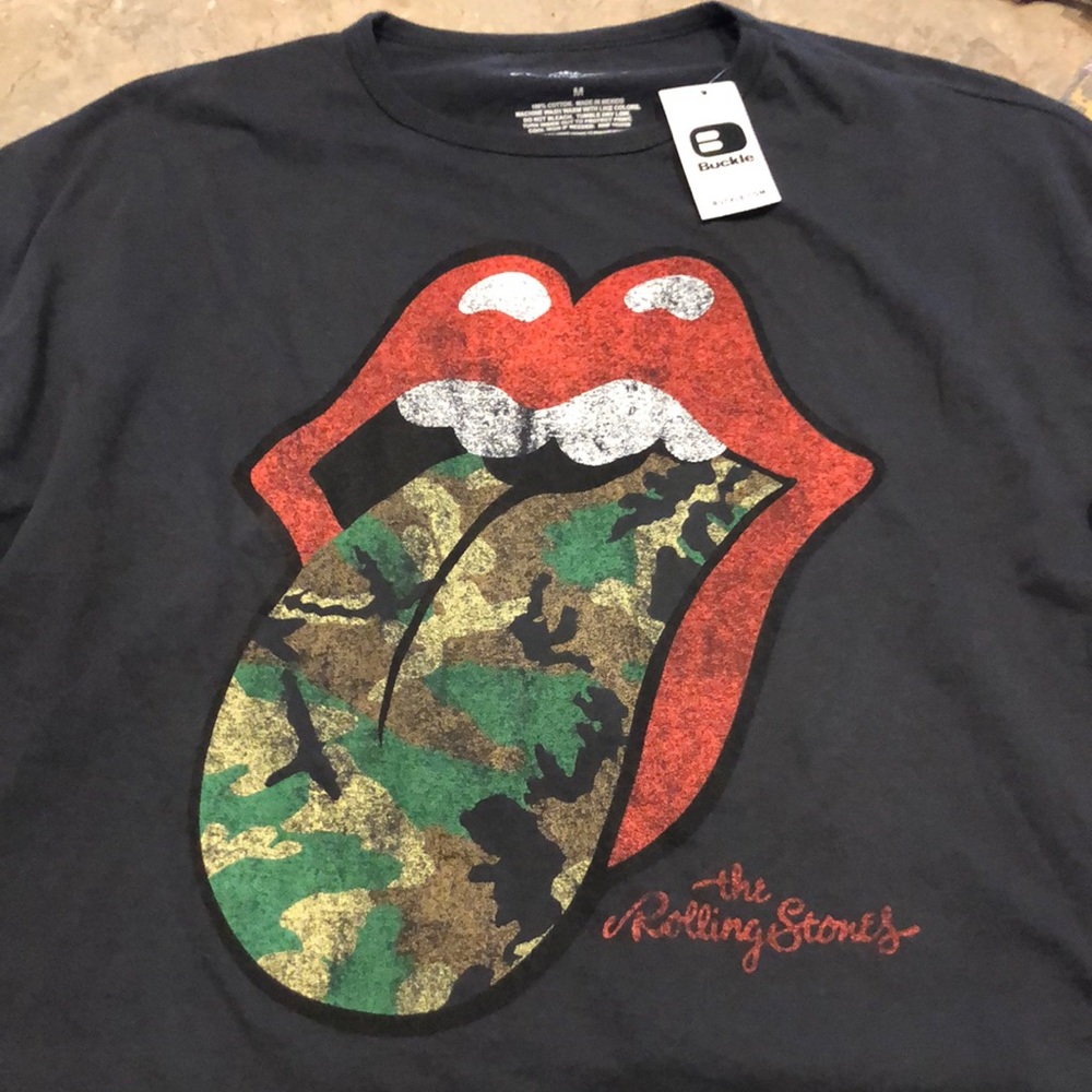 BUCKLE Rolling Stones crop t